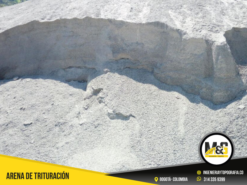 Servicio de arena de trituración en Bogotá